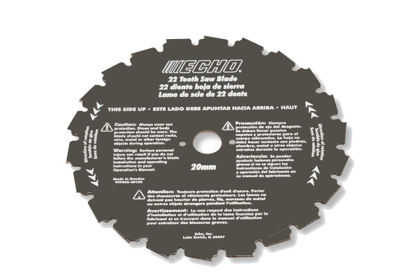 Echo 22-Tooth Brush Blade - 99944200131 for sale at Pillar Equipment, Quad Cities Region, Illinois