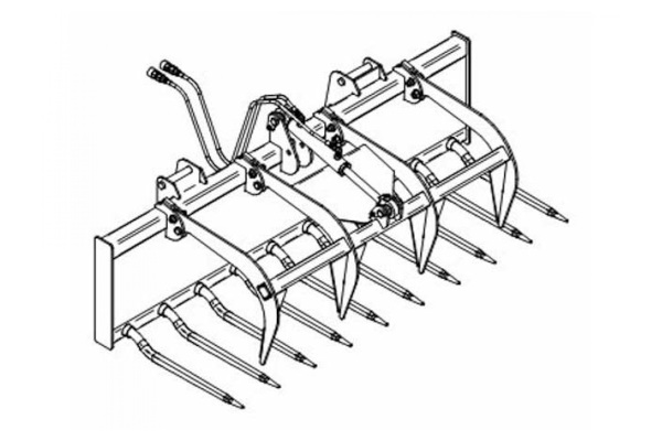 Paladin Attachments Manure Forks for sale at Pillar Equipment, Quad Cities Region, Illinois