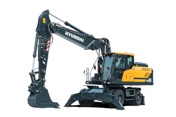 Hyundai | Wheeled Excavators | Model HW210A for sale at Pillar Equipment, Quad Cities Region, Illinois
