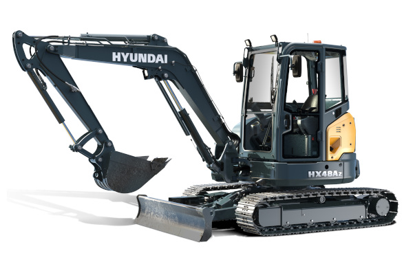 Hyundai HX48AZ for sale at Pillar Equipment, Quad Cities Region, Illinois