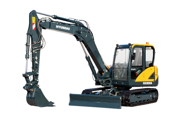 Hyundai | Compact Excavators | Model HX85A for sale at Pillar Equipment, Quad Cities Region, Illinois