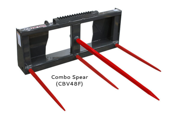 Virnig | Hay Handling Forged Bale Spears | Model CBV48F for sale at Pillar Equipment, Quad Cities Region, Illinois