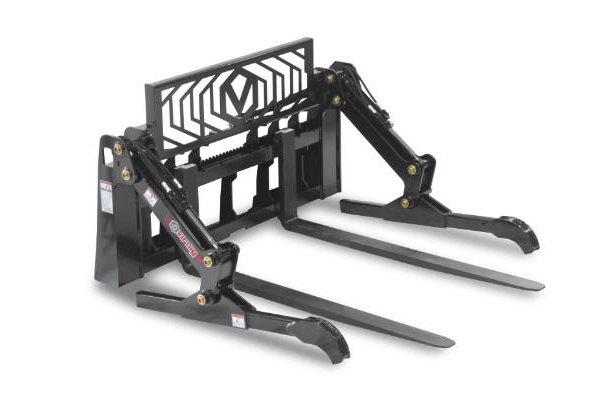 Virnig | Pallet Forks | V60 Two-Cylinder Pipe Pallet Fork Grapple for sale at Pillar Equipment, Quad Cities Region, Illinois